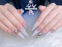 人気No３☆いつでも見惚れる指先に♪リボンネイル