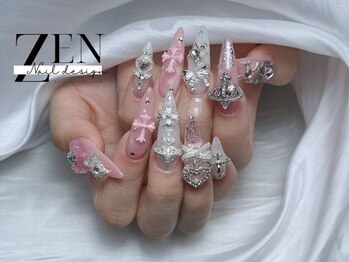 ゼン ネイル デザイン 池袋(ZEN NAIL DESIGN)/題長さだしやり放題×つけ放