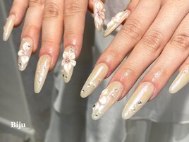 海外フラワーネイル