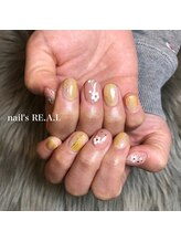 ネイルズリアル 倉敷(nail's RE.A.L)/フラワーネイル