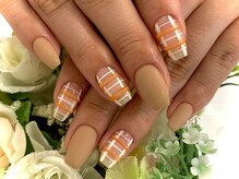 ネイルサロン ドレス(Nail Salon Dress)/［坂田］beige×check :)
