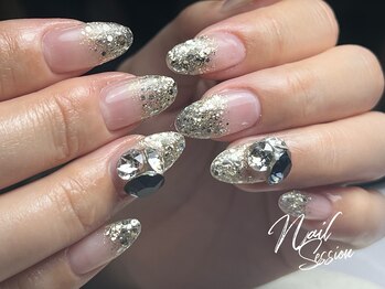 ネイルセッション(nail session)/キラキラゴージャス