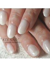 エースネイル(Ace nail)/ホワイトワンカラー