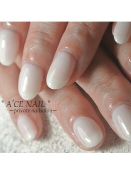 エースネイル(Ace nail)/ホワイトワンカラー