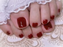 チョアネイル(Choa Nail)/ChoaNail～Foot＊レッドネイル～