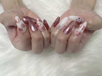 ジェー エス シー ネイル(J.S.C.nail)/ハートネイル/長さ出し