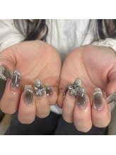 セレンティア バイ リディーヴ 渋谷店(Serentia by Ridive)/チークネイル　韓国ネイル　渋谷