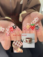 ウズ 和歌山店(UZU)/レトロポップネイル