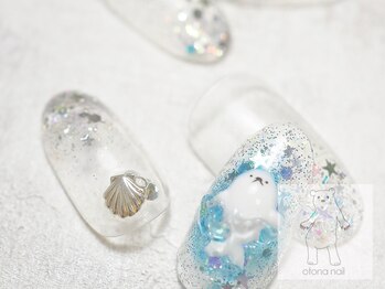 オトナネイル(otona nail)/あざらしネイル　海ネイル