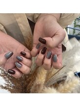 アンジー 辻堂店(Angie)/冬ネイル/ニュアンス/ブラウン