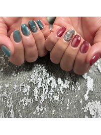 《ハンド》アシンメトリーネイル