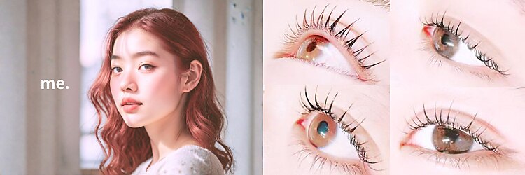 メー(me.)のサロンヘッダー