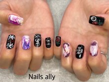 ネイルズアリー 立川店(Nails ally)/痛ネイル×ネイルプリンター×冬