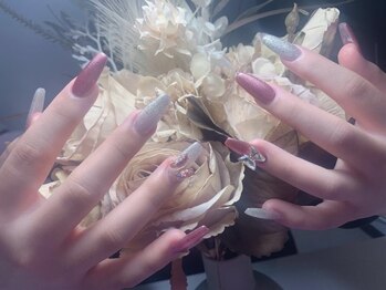 ユーユー(uu)/蝶々ネイル/スカルプ