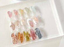 【塗りかけニュアンスネイル】シンプルだけど、ひと味違う。お洒落な指先に。