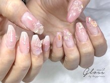 ネイルグロス 梅田茶屋町店(NAIL Gloss)/パーツフリーコース初回¥12100