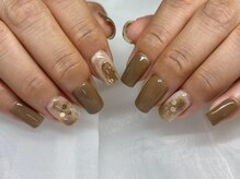 ネイルビジョルノ つくばみどりの店(Nail Begiorno)/カフェラテネイル　ニュアンス