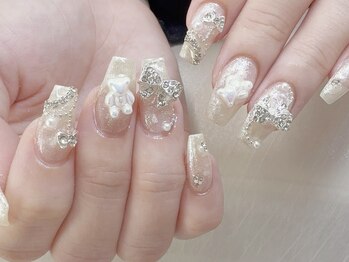 スペラ 大宮店(Spera)/冬にのほっこりクマちゃんネイル