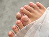 【FOOT】透明感◎抜け感おしゃ爪＊トレンド定額コース