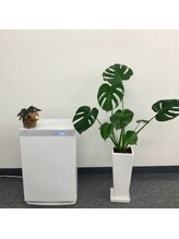 ビューティーサロン カプリス(Capris)/空気清浄機と植物☆