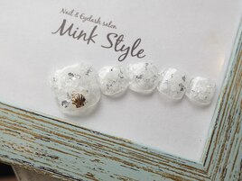 モコモコホロフットネイル