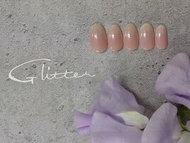 上品花びらネイル