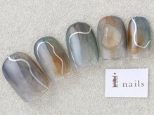 アイネイルズ 三宮店(I nails)/くすみもやもや￥8000 &nbsp;