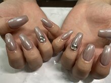 アトリエ ハルミナ(atelier harumina)/上品なミラーネイル