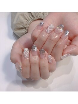 クリスタルネイルサロン(Crystal Nail)/チェックネイル