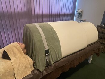 ハミル 平尾店(HAMIL)の写真/【体の深部まで温熱ケア】発汗ドームで溜まった水分をデトックス♪冷えを改善して内側からスッキリ◎