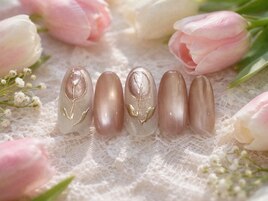 ミラーアートチューリップ