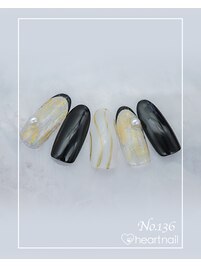 ハンドネイル：No.136