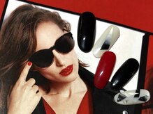 オズ ネイルアンドアイ(OZ NAIL&EYE)/ブラック×レッド