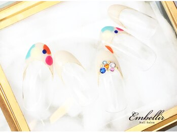 (574)カラフルドットフレンチ