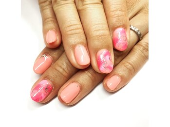 トヨネイル(TOYO NAIL)/ピンクマーブル☆