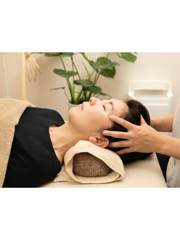 ヘッドスパで癒されたい