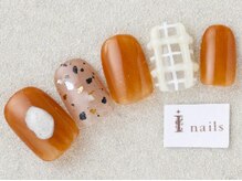 アイネイルズ 三宮店(I nails)/ぷっくりオレンジ￥7000
