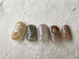 ブラウンゴールドしずく¥9200