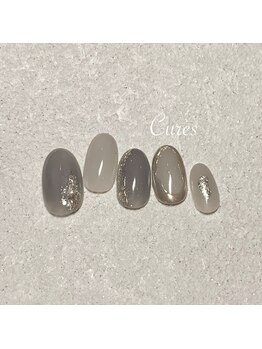 キュアーズ ネイル(CURES NAIL)/グレージュネイル