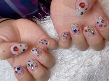 レアネイル 新宿(le'a nail)/宝石ネイル