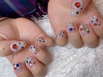 レアネイル 新宿(le'a nail)/宝石ネイル