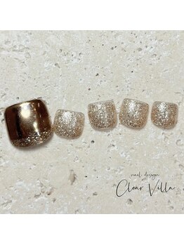 ネイルサロンクリアヴィラ(nail salon clear villa)/フットデザインチョイス☆¥9350