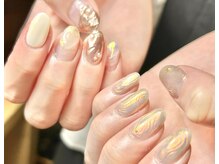 ラクネイル 浦和店(raku nail)/ミラー×オーロラニュアンス