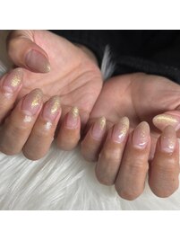綺麗めグラデーションネイル