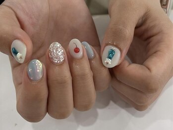 ネイルメゾン 梅田(NAIL MAISON)/メロンソーダくま