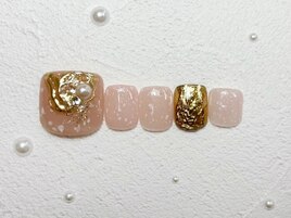 カジュアル　フットネイル