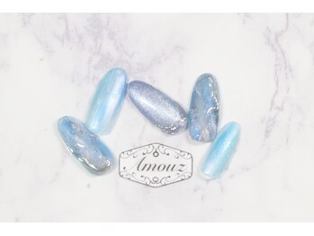 アモウズ(Amouz)/定額【テーマ:アイスブルー】1