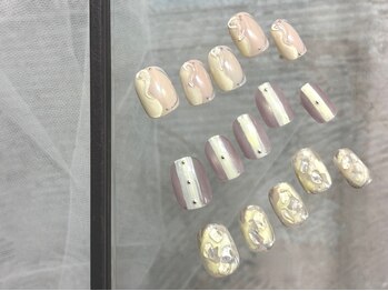 ローラポンポニー(Laura pomponnee)の写真/短いお爪に似合うデザインが豊富。ライフスタイルに合わせた貴方にぴったりなデザインをご提案します♪