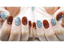 ネイル シスター(nail sister)/ツイードネイル