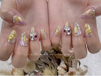 ネイルサロン トゥービー 御徒町上野(To Be)/パーツ付け放題コース8990円